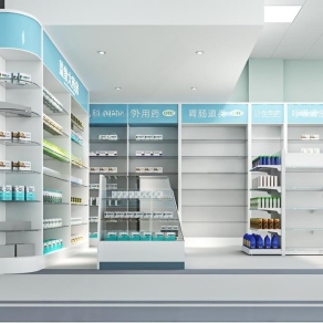 现代药店3D模型下载